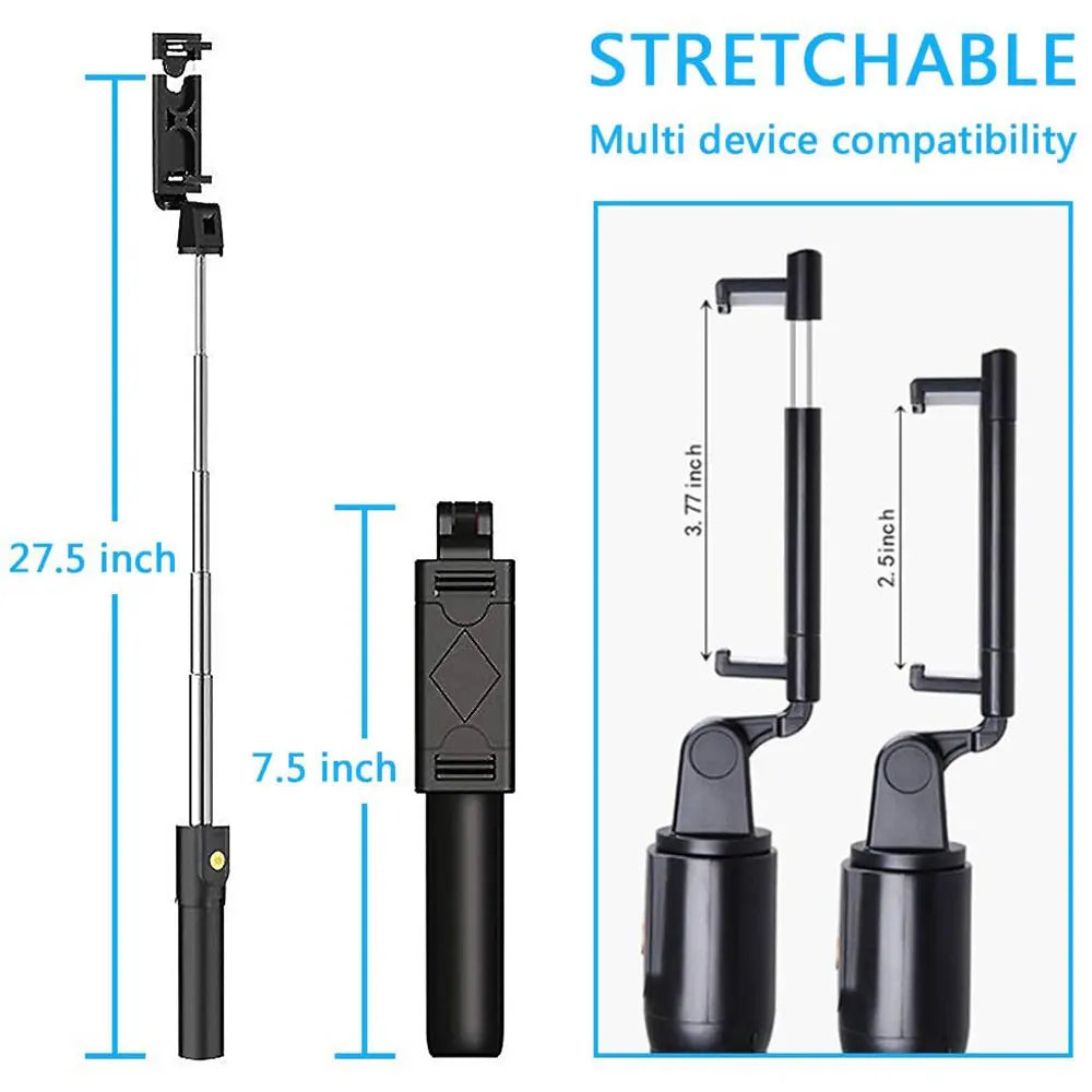 Selfie Stick Tripod Stand Holder Extendable with Bluetooth Remote Selfi Monopod For Xiaomi Mi Redmi Huawei Honor iPhone Samsung