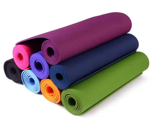 1830*610*6mm TPE Yoga Mat Colorful Non Slip Carpet Mat For Yoga Beginner Environmental Friendly Fitness Gymnastics Mats