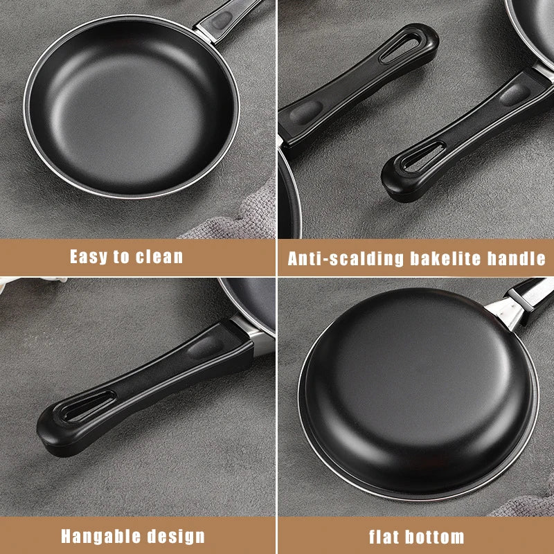 Non-stick Frying Pan Wok 30cm Egg Skillet Pot Mini Home Gas Induction Cooker Universal Omelette Pans Pancake Kitchen Cookware