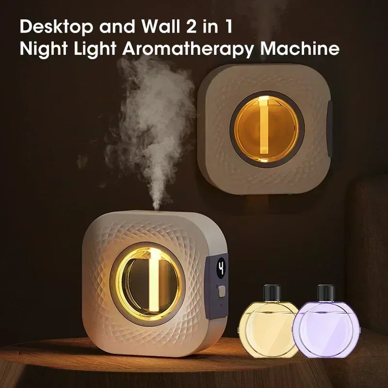 Mini Intelligent Aromatherapy Machine with Multifunctional Digital Display Essential Oil Diffuser USB Adjustable Air Purifier