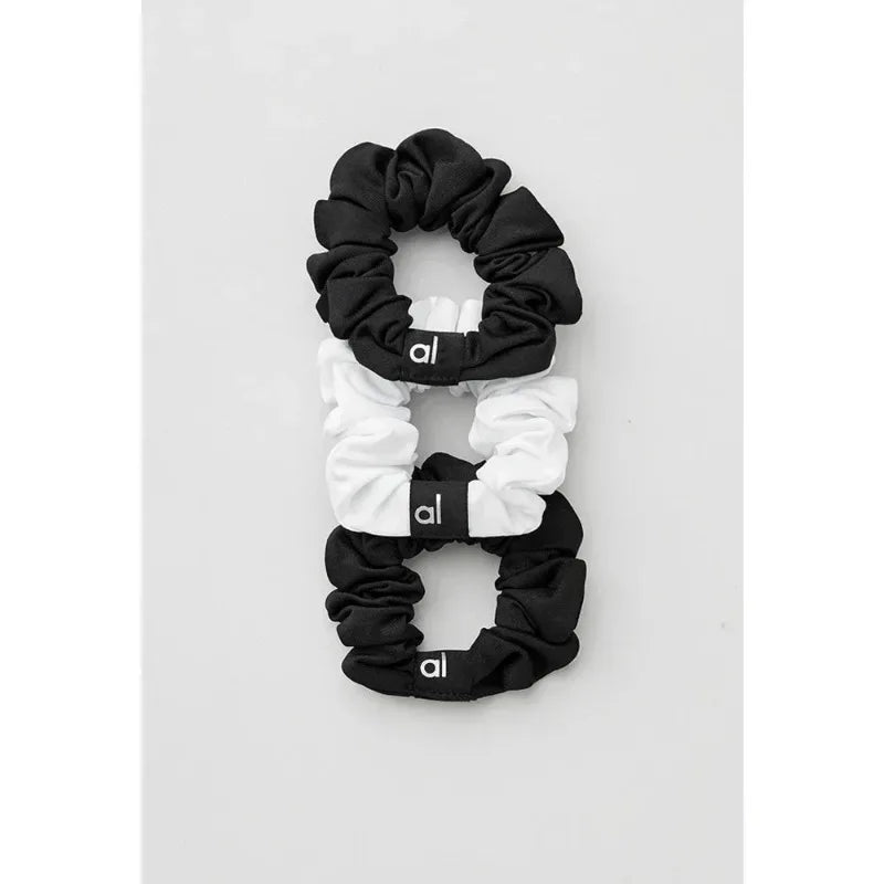 Simple women fashion head rope ball hair rope Yoga headband ponytail scrunchie