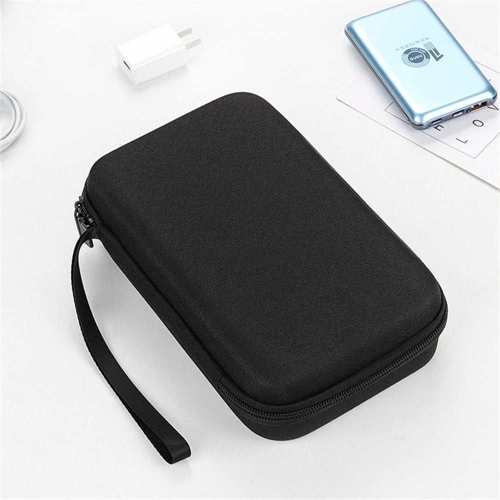 Large Capacity Travel Electronics Accessories Organizer Tablet Hard Disk Cable Portable Storage Bag EVA Duricrust Airbag