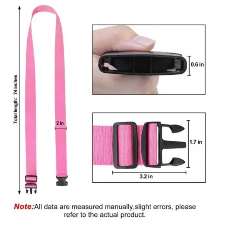 Adjustable Luggage Strap for Travel Suitcases Tie Belt Luggage Travel Strap Accessories Packing Straps 5*200cm