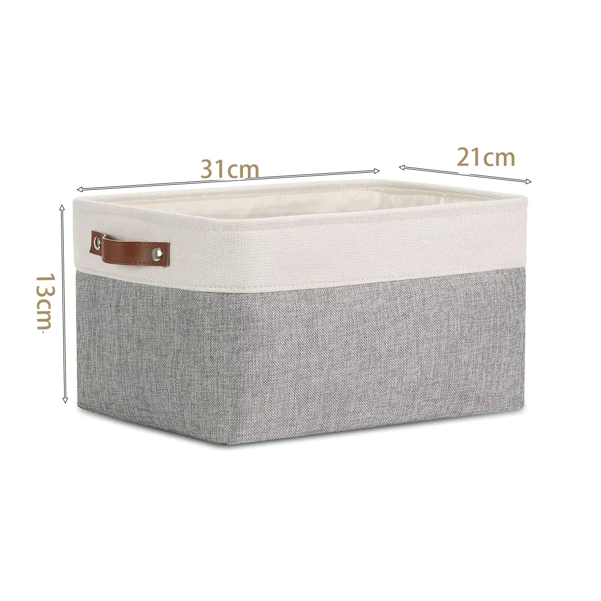 Cotton Linen Folding Storage Baskets Kids Toys Organizer Clothes and Sundries Storage Box Cabinet Storage Bag Laundry Basket