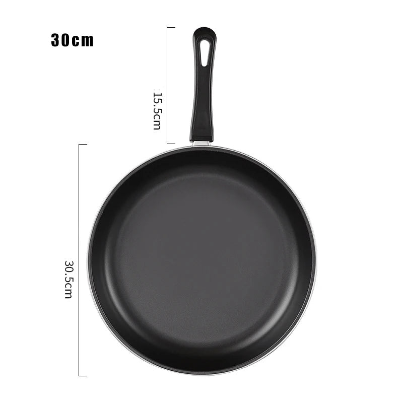 Non-stick Frying Pan Wok 30cm Egg Skillet Pot Mini Home Gas Induction Cooker Universal Omelette Pans Pancake Kitchen Cookware