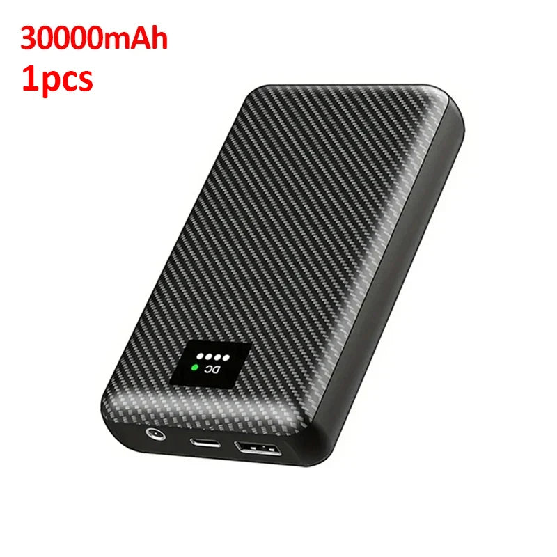 40000mAh Power Bank DC 7.4V Portable Charger External Battery for Heating Vest Jacket Scarf Gloves Electric Heating Equipment